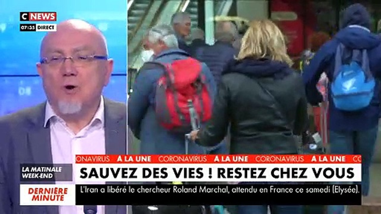 Malgré les appels et les menaces du gouvernement, des dizaines de personnes se pressent Gare Montparnasse ce matin pour prendre des trains