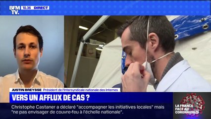 Coronavirus: "On sent que la vague arrive", prévient le président de l'Intersyndicale nationale des Internes