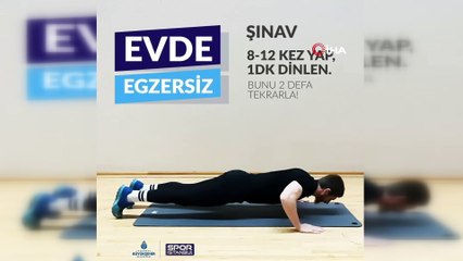 Spor İstanbul'dan vatandaşlara evde egzersiz imkanı