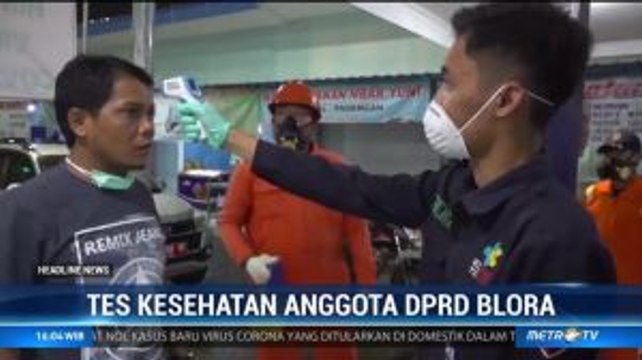 Sempat Menolak, Anggota DPRD Blora Akhirnya Jalani Tes Kesehatan