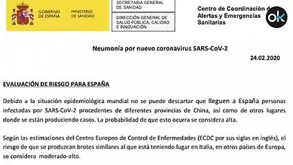 El Gobierno se jactaba el 24 de febrero que tenía "mecanismos suficientes" para frenar el coronavirus