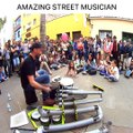 Amazing street musician