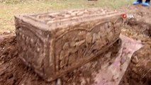 Sosyal medya üzerinden lahit mezarı satmaya çalışan şahıs yakalandı