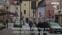 Bavarian city of Freising wakes up to confinement
