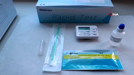 Korona virüs testi 15 dakikada çıkacak
