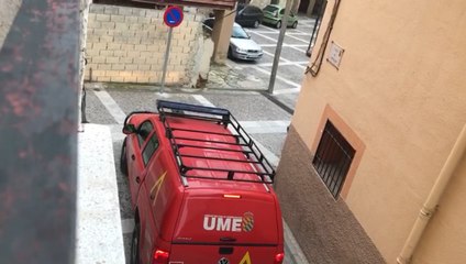 Despliegue de la UME en Yunquera de Henares