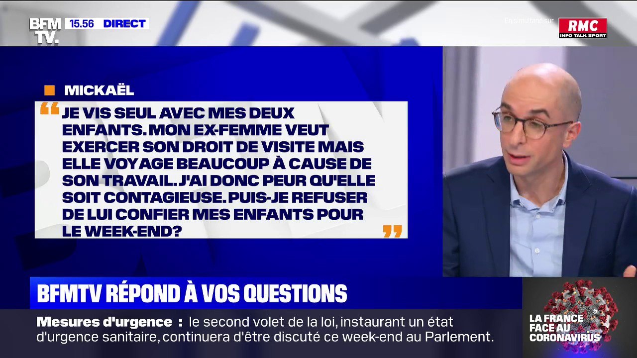 J'ai peur que mon ex-femme soit contagieuse. Puis-je refuser de lui confier mes enfants ?
