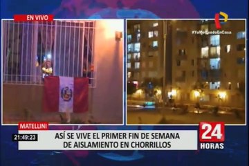 Chorrillos: Vecinos festejan la cuarentena sin salir de casa