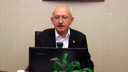 Kılıçdaroğlu, CHP'li büyükşehir belediye başkanlarıyla "Kovid-19" toplantısı yaptı