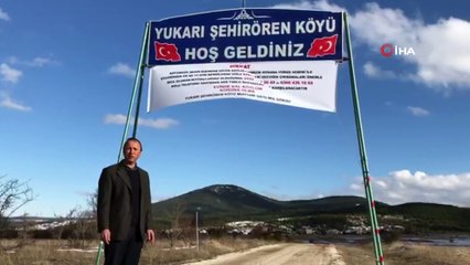 Köy Muhtarından 14 günlük karantina tedbiri