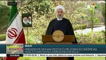 Destaca presidente Hasán Rohaní mejoras económicas en Irán