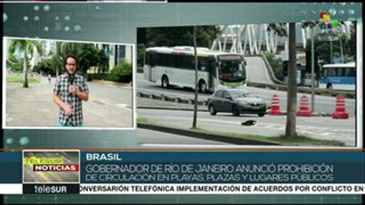 Autoridades sanitarias instan a brasileños a permanecer en sus hogares