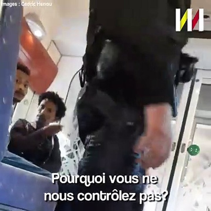 "Pourquoi vous ne nous controllez pas ? Parce qu'on est blanc ? "SNCF Police Nationale