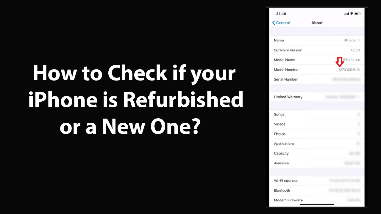 How to Check if your iPhone is Refurbished or a New One?