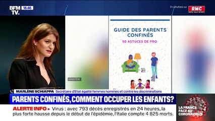 École à la maison: pour Marlène Schiappa, il faut "déculpabiliser quand on est parent"