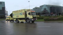 Ambulancias llegan a IFEMA