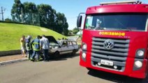 Corpo de Bombeiros é acionado para combater incêndio em veículo na região do Bairro Floresta