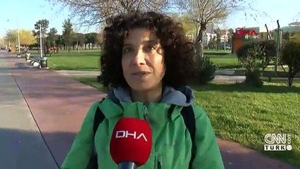 Evlerinden çıktılar, sahilde spor yaptılar