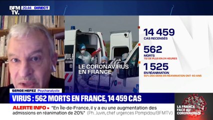 Serge Hefez, psychanalyste: "toutes le situations pour se relier les uns aux autres sont importantes"