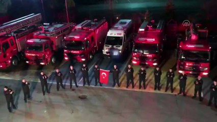 İtfaiyecilerden sağlıkçılara 'alkışlı ve sirenli' destek - SİVAS