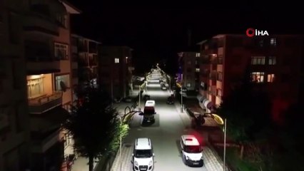 Sağlık çalışanlarına itfaiye ekipleri de destek verdi