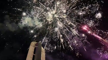 Sağlık çalışanlarına havai fişekli destek - IĞDIR