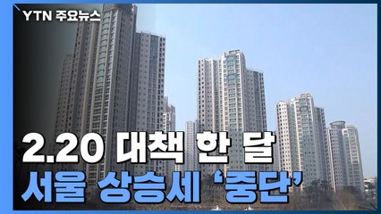 2·20 대책 한 달...서울 상승세 '중단'·경기 남부 '상승' / YTN