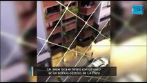 VIDEO.- Un nene tocó el himno desde un edificio en 6 y 46 para todos los vecinos de La Plata