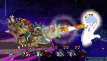 Super Smash Bros. Melee Crazy Mod UE: Rapid Master Hand vs. 5 Giga Bowsers