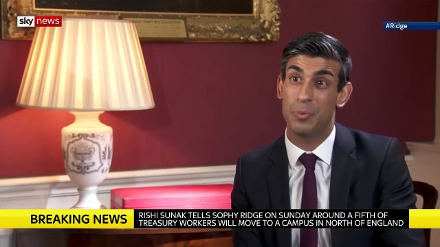 Chancellor Rishi Sunak talks budget, coronavirus and Nando's