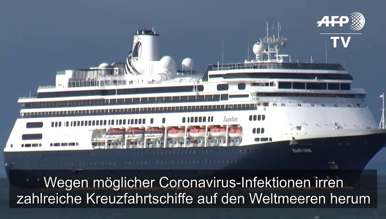 Kreuzfahrtschiffe irren wegen Corona-Krise auf Weltmeeren herum