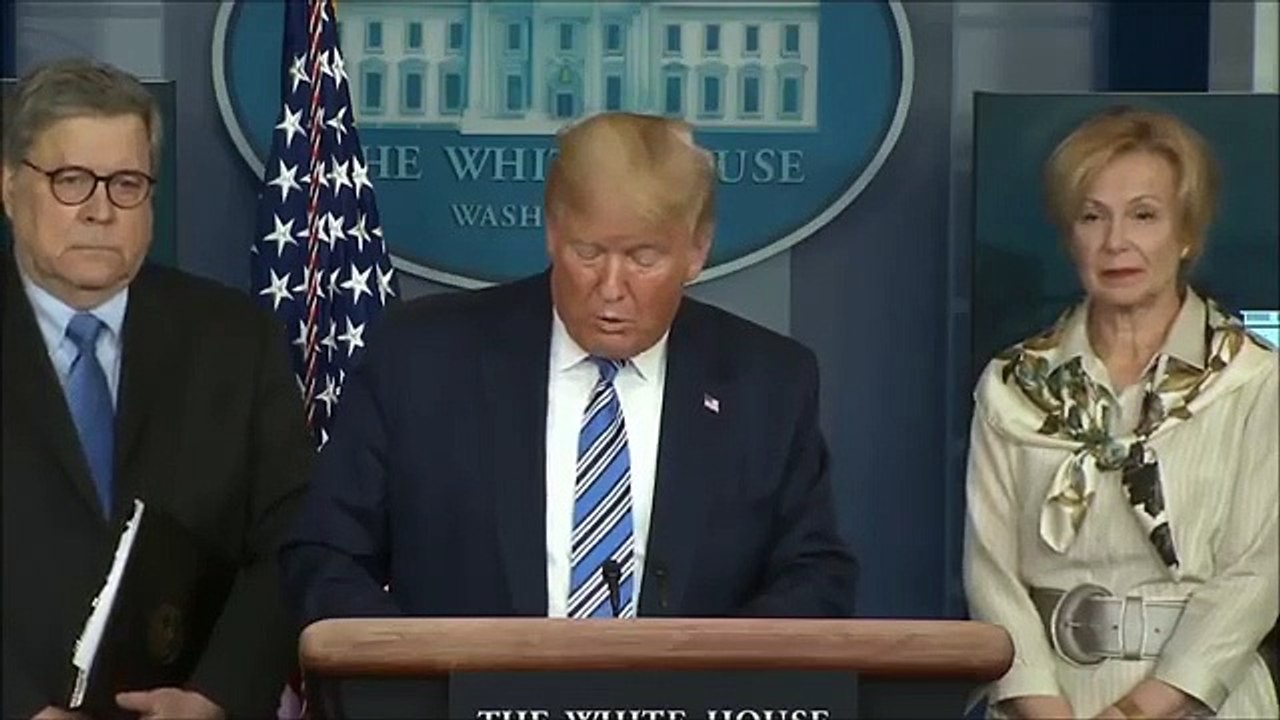 COVID-19 New: President Donald Trump says US will "again and soon be open for business"