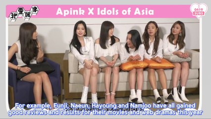 [0419SUBS] 181024  Idols of Asia Interview - Apink