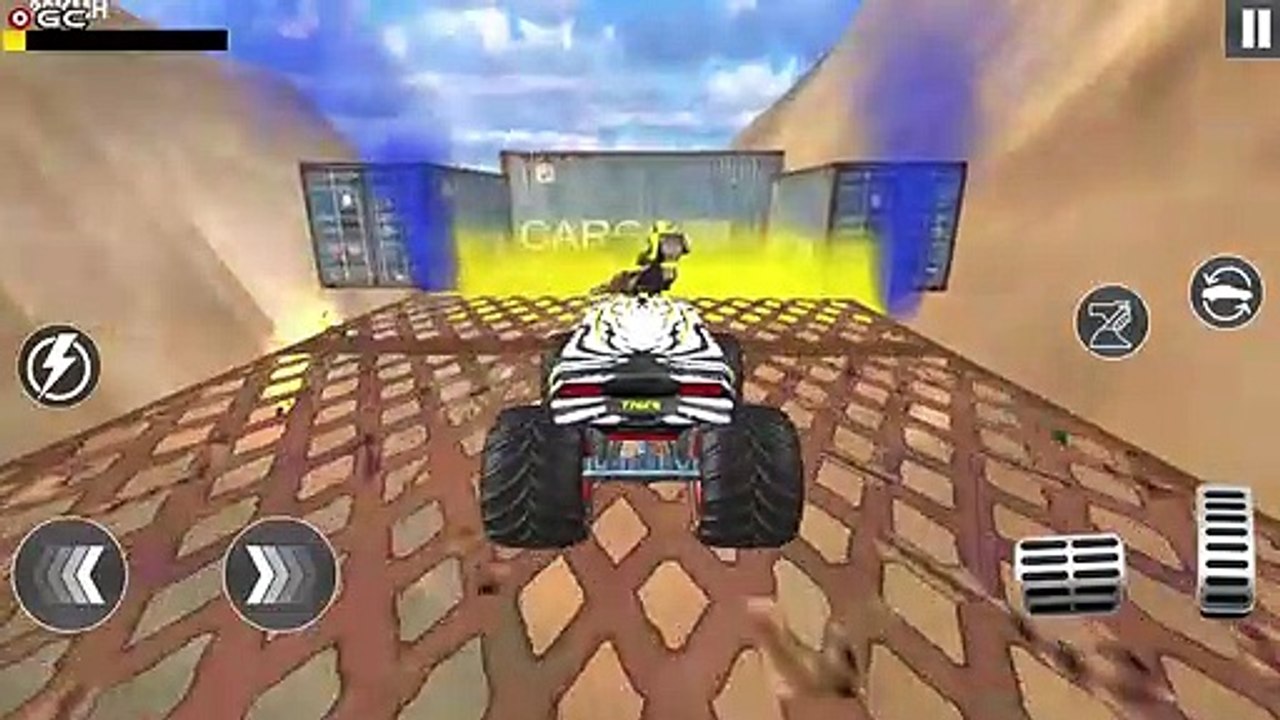 Hill Monster Climb 4x4 Superheroes Racing Car - Extreme Driver Car Stunt Games - Android GamePlay