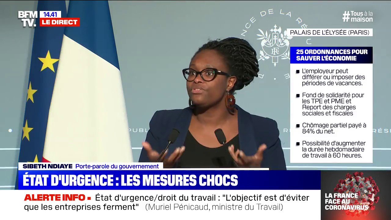 Aide aux agriculteurs: "Nous n'entendons pas demander à un enseignant qui aujourd'hui ne travaille pas de traverser toute la France pour aller récolter des fraises", précise Sibeth Ndiaye, porte-parole du gouvernement