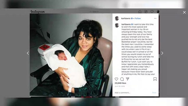 Karl-Anthony Towns Announces His Mom In Medically Induced Coma