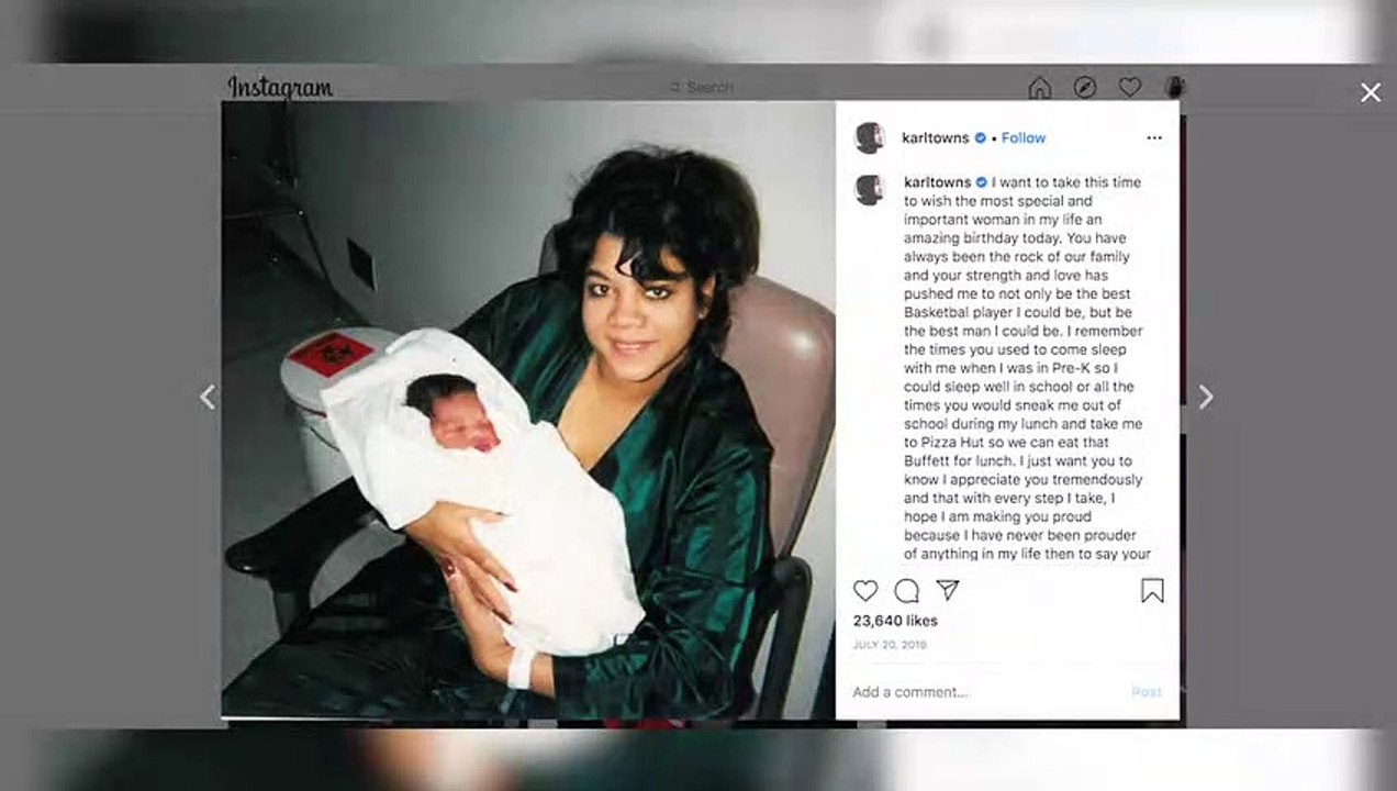 Karl-Anthony Towns Announces His Mom In Medically Induced Coma