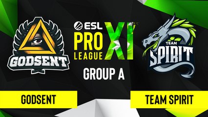CSGO - GODSENT vs. Team Spirit [Inferno] Map 1 - ESL Pro League Season 11 - Group A