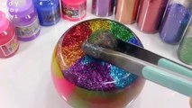 Learn Colors Combine 1000 Degree Ball Eggs Surprise Clay Glitter Foam Mix Slime Toys For Kids