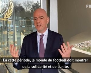 FIFA - Infantino : "Remporter ce match contre le coronavirus"