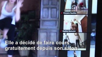 Coronavirus: des coachs sportifs défient le confinement en ligne