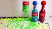 Learn Colors with Coca Cola Surprise Bottles Balls and Beads, Pj Masks Surprise Toys