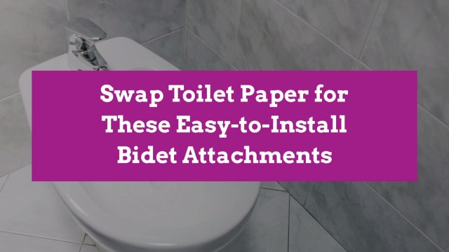 Swap Toilet Paper for These Easy-to-Install Bidet Attachments
