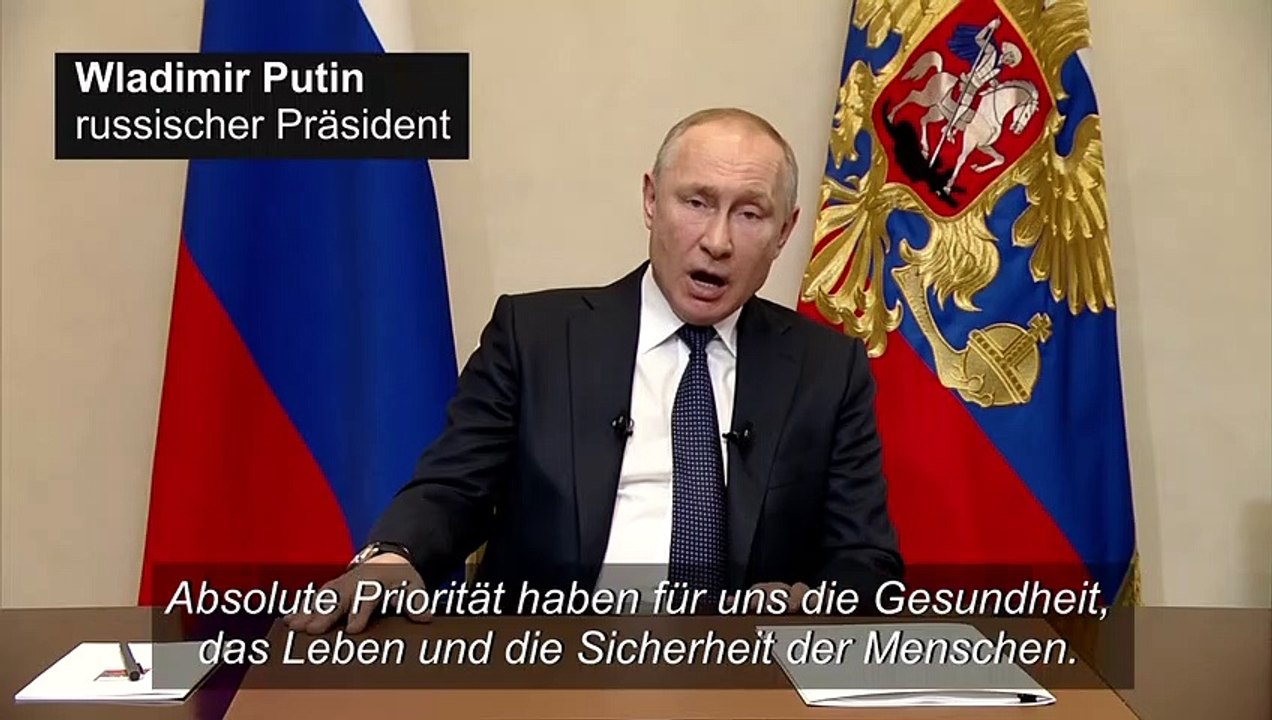 Putin verschiebt wegen Coronavirus Verfassungsreferendum über weitere Amtszeiten