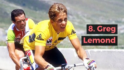Top 10 cyclists with most Tour de France
