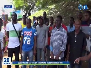 RTG / Covid 19 - Le SATTEG en campagne de sensibilisation