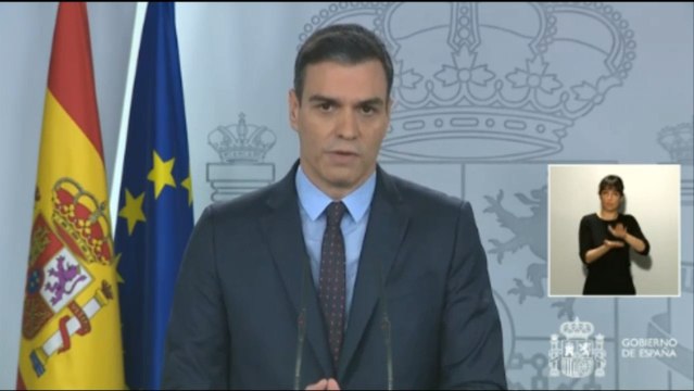 Sánchez ve que llegarán días muy duros por el coronavirus