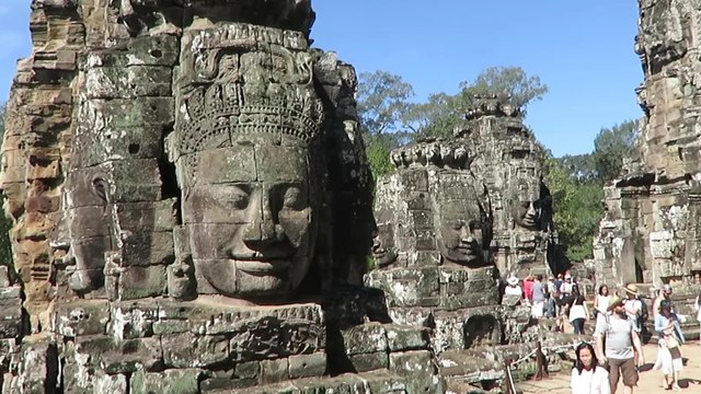 Bayon Temple2-3 @Angkor Wat, ThaiCamboidia Part 41-44, Siem Reap, 14 Jan 2020