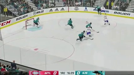 NHL 20-Montréal 1 vs San Jose 0, Finale-19 Mars 2020