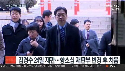 코로나19 휴정 끝…김경수 재판부 변경후 첫 공판